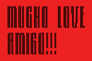 Albercio Lined, a Sans Serif Font by Craft Supply Co. (Thumbnail 3 of 8)