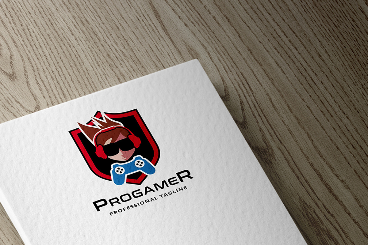 Professional Gamer Logo, a Branding & Logo Template by Design_Planet (Photo 1 of 4)