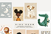 KIDS' ROOM Nursery Prints Gallery, a Background Graphic by Lana Elanor (Thumbnail 8 of 11)