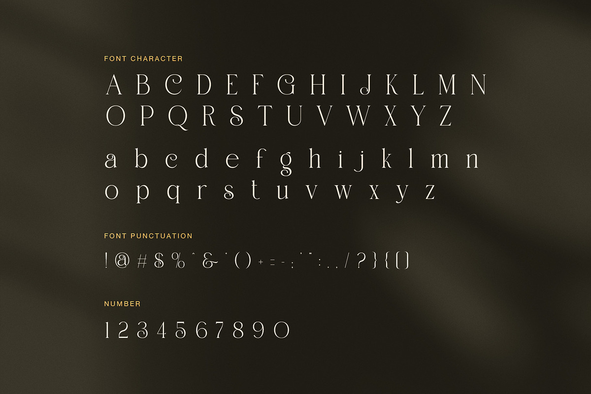 Gading Elegant Serif Display Font, a Serif Font by Perfectype (Photo 7 of 8)