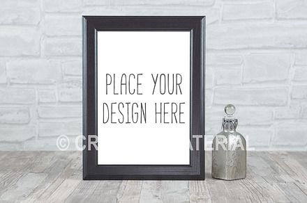 Black Mockup Frame | Wood | #22