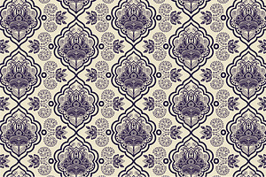 4 Vector Indian Patterns, a Pattern Graphic by Sunny_Lion