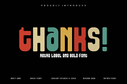 Taruyog - Retro Label Font, a Sans Serif Font by Iqsiart Studio (Thumbnail 3 of 6)