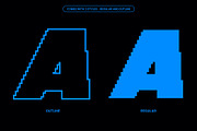 CS Galba Pixel, a Sans Serif Font by Craft Supply Co. (Thumbnail 2 of 7)