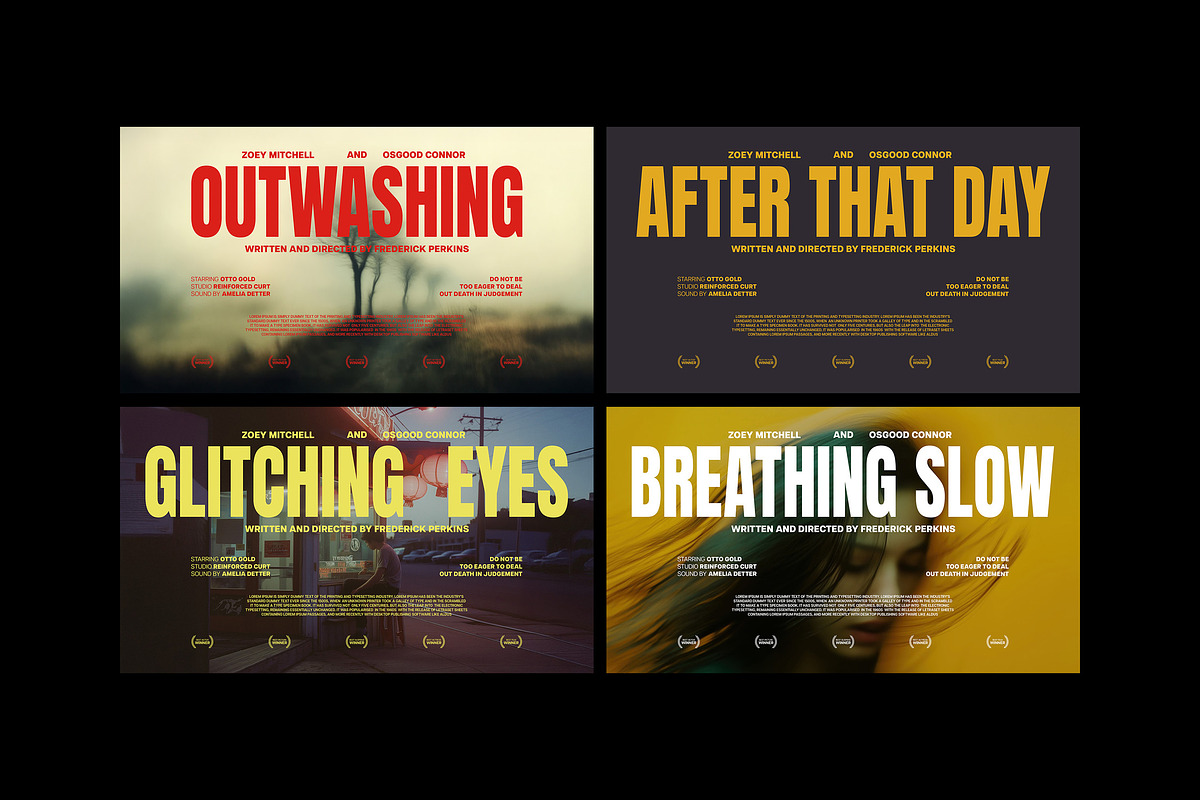 Film Titles Collection, a Templates & Theme by pixelbuddha.net (Photo 6 of 26)
