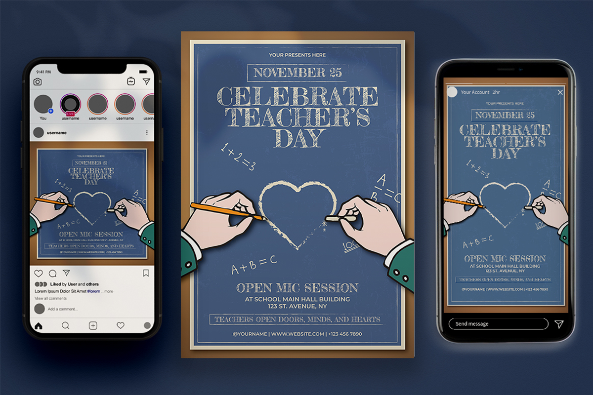 Metila - World Teacher's Day Flyer, a Flyer Template by Attype (Photo 2 of 5)