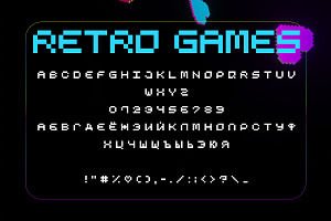 Pixelated Arcade - Typeface SVG&PNG