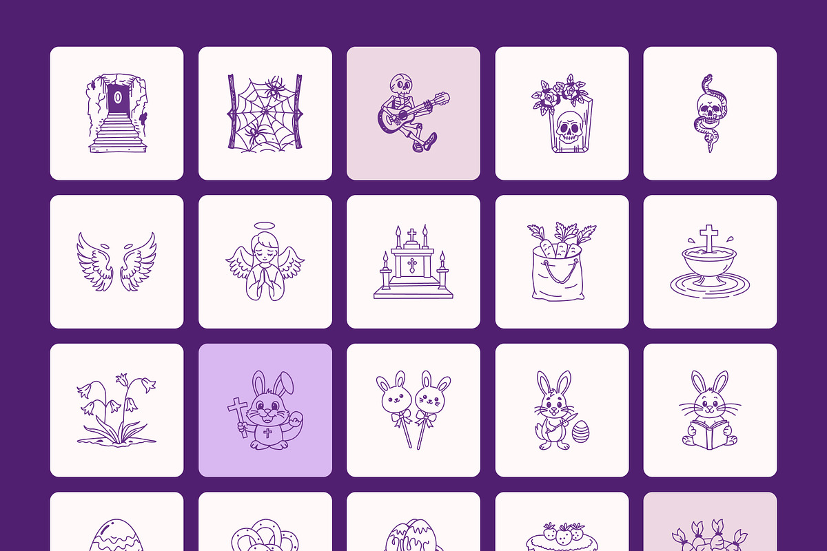 455 Celebration Doodles, an Outline Icon by Brickclay (Photo 11 of 14)