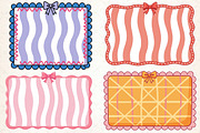 Hand-Drawn Coquette Frame Clipart, an Illustration by Libby Wishes (Thumbnail 5 of 7)