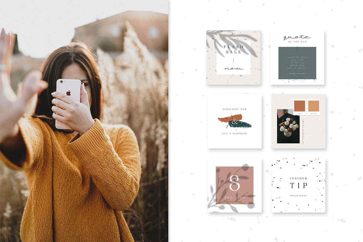 ANIMATED Instagram Posts – Lucia, a Social Media Template by AgataCreate (Photo 6 of 11)