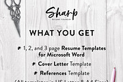Creative Teacher Resume Word, a Resume Template by SharpResumeFoundry (Thumbnail 6 of 6)