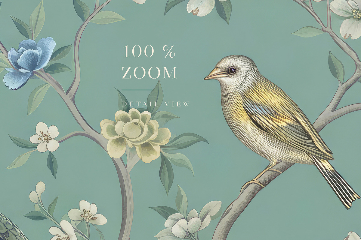 Sage Green Chinoiserie Wallpaper, a Wallpaper Graphic by by creative paper (Photo 6 of 20)