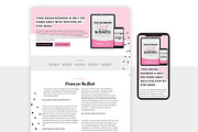 Pink Sales Funnel Templates Set, a WordPress Template by ltsdesigns (Thumbnail 5 of 7)