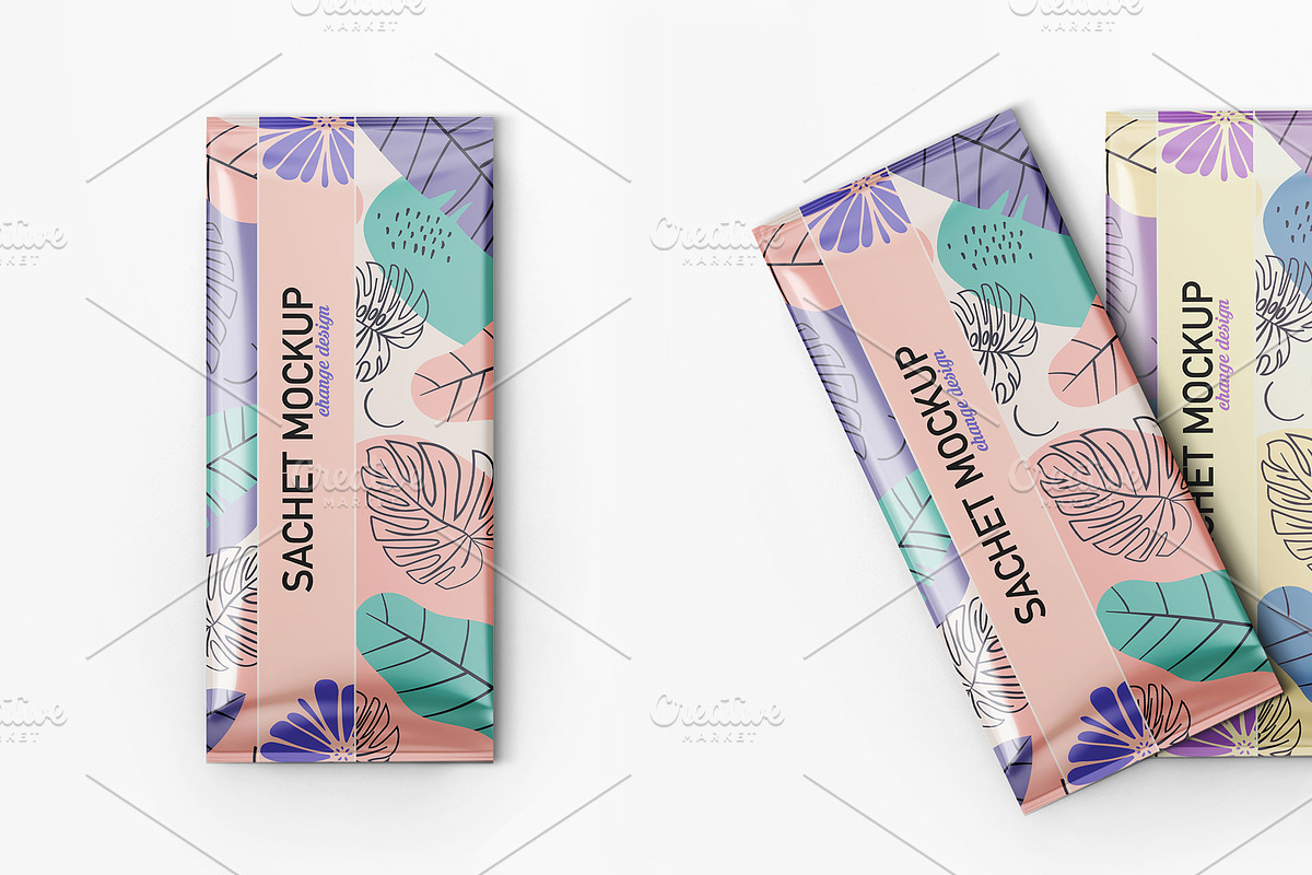 SACHET MOCKUP, a Books & Magazine Mockup by Moonlight Creative (Photo 5 of 6)