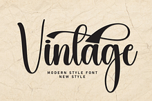 Vintage | Script Font