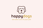 Happy Dog Logo, a Branding & Logo Template by Sargatal (Thumbnail 1 of 4)