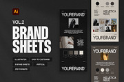 BRAND SHEETS for Illustrator, a Branding & Logo Template by Ascend Studio (Thumbnail 1 of 7)
