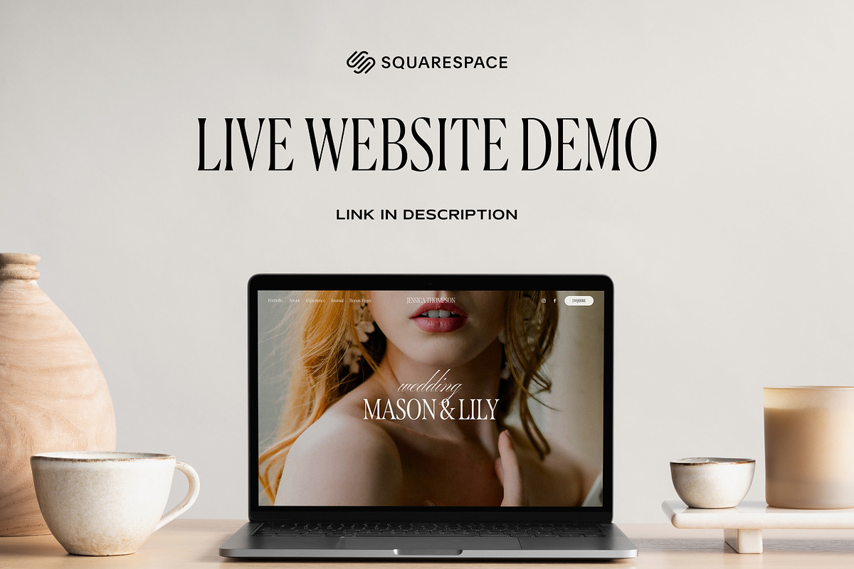 Squarespace Photographer Website, a Squarespace Template by The Soft Voice (Photo 3 of 8)