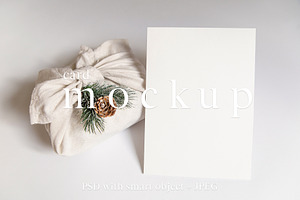 Сhristmas 5x7 Сard Mockup