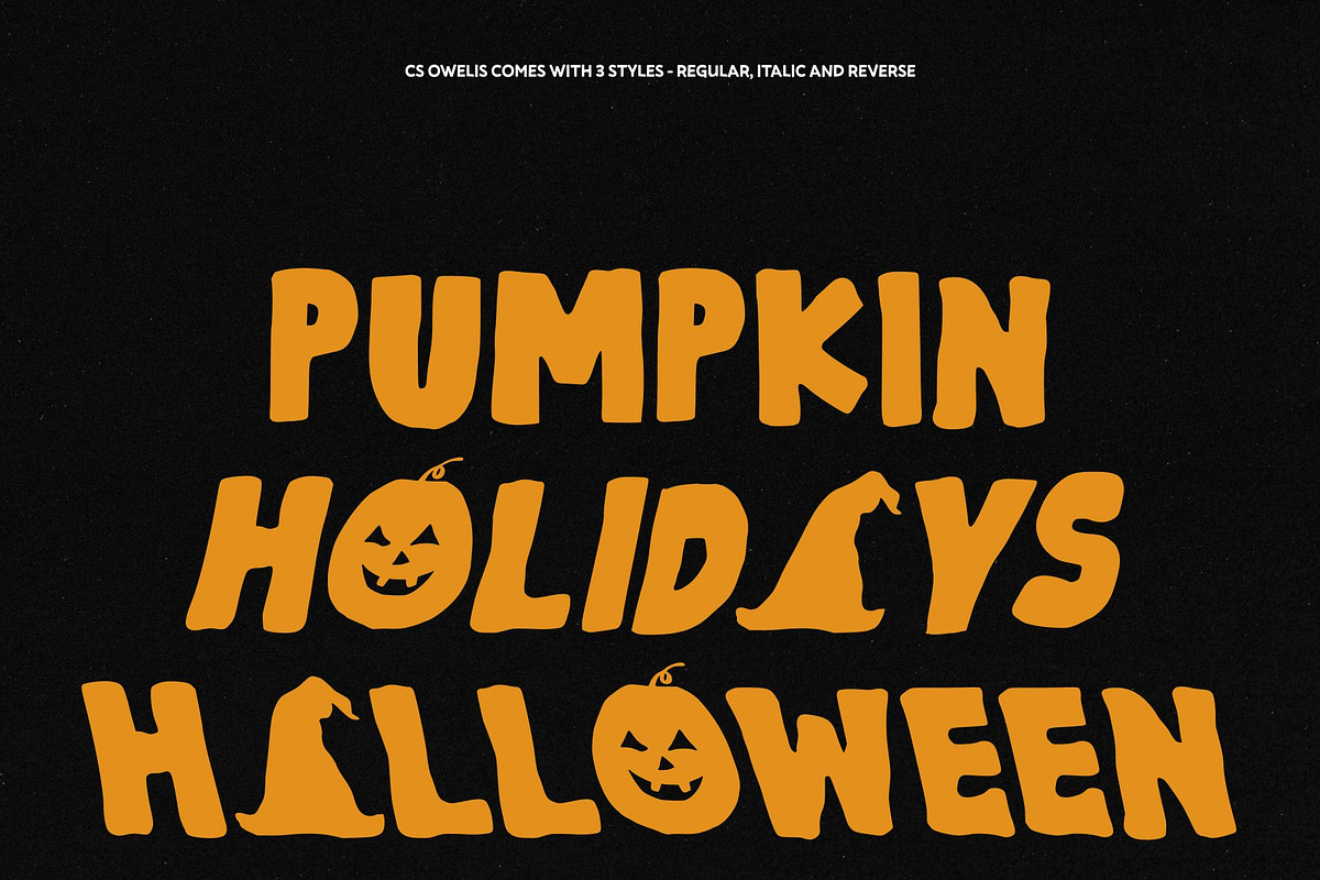 CS Owelis – Handdrawn Halloween Font, a Sans Serif Font by Craft Supply Co. (Photo 4 of 8)