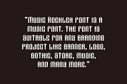 Music Rockleh - Music Font, a Blackletter Font by Iqsiart Studio (Thumbnail 5 of 10)