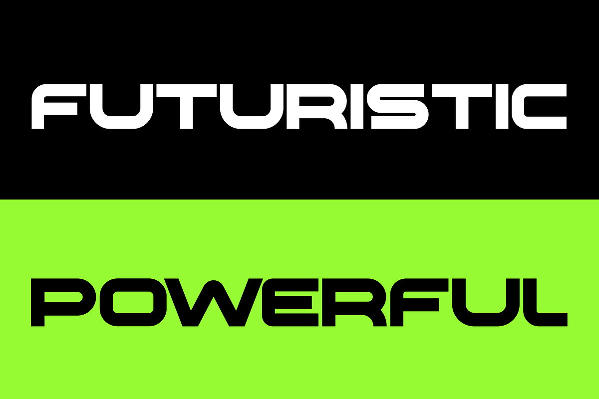 Xeriko | Futuristic Font, a Sans Serif Font by NazmulsDesign (Photo 8 of 10)