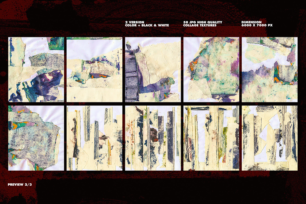 Pogade: 58 High Res Collage Textures, a Texture Graphic by nicholasasmita (Photo 4 of 10)