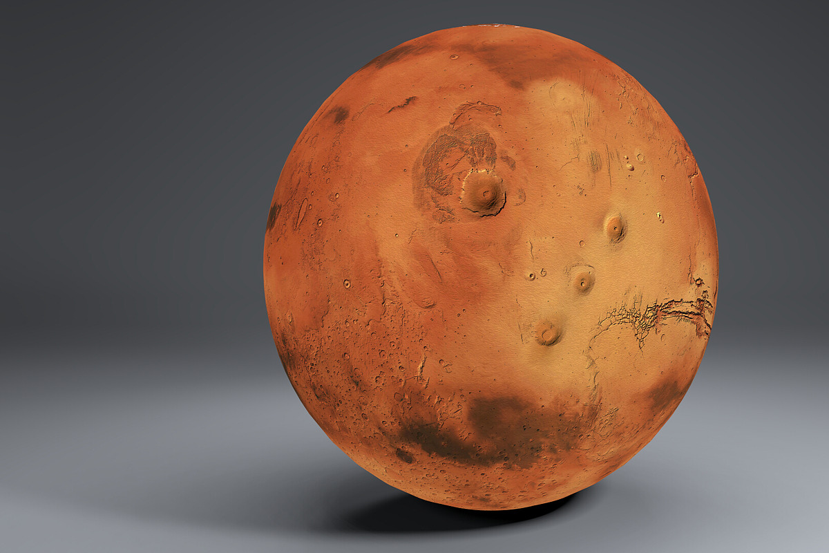 Mars 8k Globe, an Environmental 3D Model by Flash My Pixel (Photo 1 of 9)
