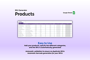 SKU Generator - Google Sheets, an App Template by Ardent Workshop (Thumbnail 3 of 5)