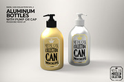 Aluminum Bottles Pump Cap Mockup, a Pens & Pencil Mockup by INCDesign (Thumbnail 7 of 7)