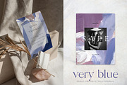 VERY PERI & BLUE abstract textures, a Texture Graphic by Yuliya Derbisheva (Thumbnail 2 of 14)