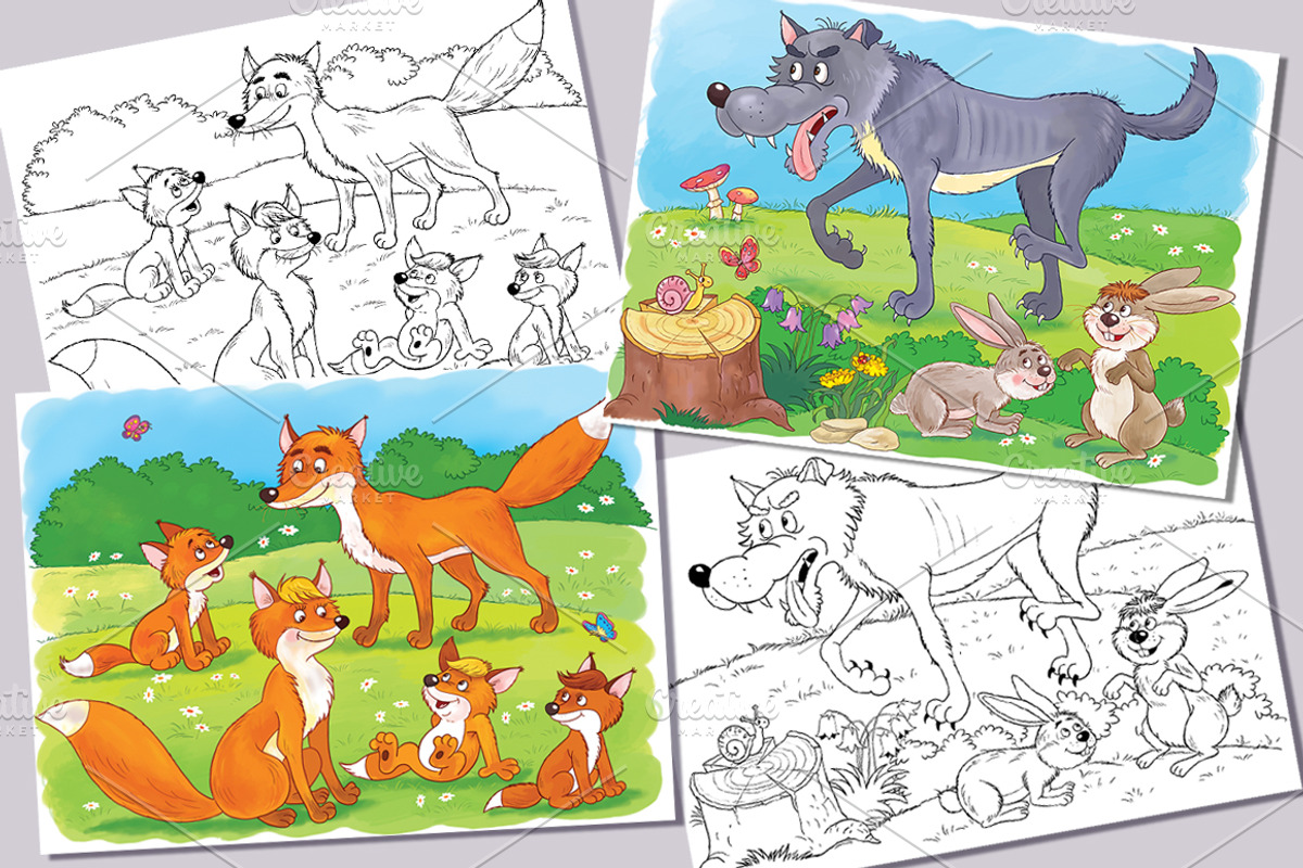 Cute woodland animals bundle, an Animal Illustration by Haso (Photo 3 of 10)