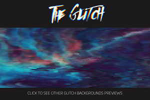 20 Glitch Backgrounds Vector Part 3