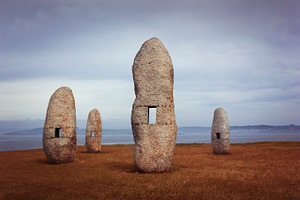 Megalithic stones stock photo containing european culture and past