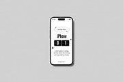 iPhone Mockup, an iPhone Mockup by Difa Design (Thumbnail 2 of 5)