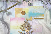 Pastel Watercolor & Gold Textures, a Texture Graphic by InstaDesignPro (Thumbnail 6 of 12)