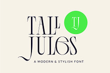 Tall Jules Modern and Stylish Font