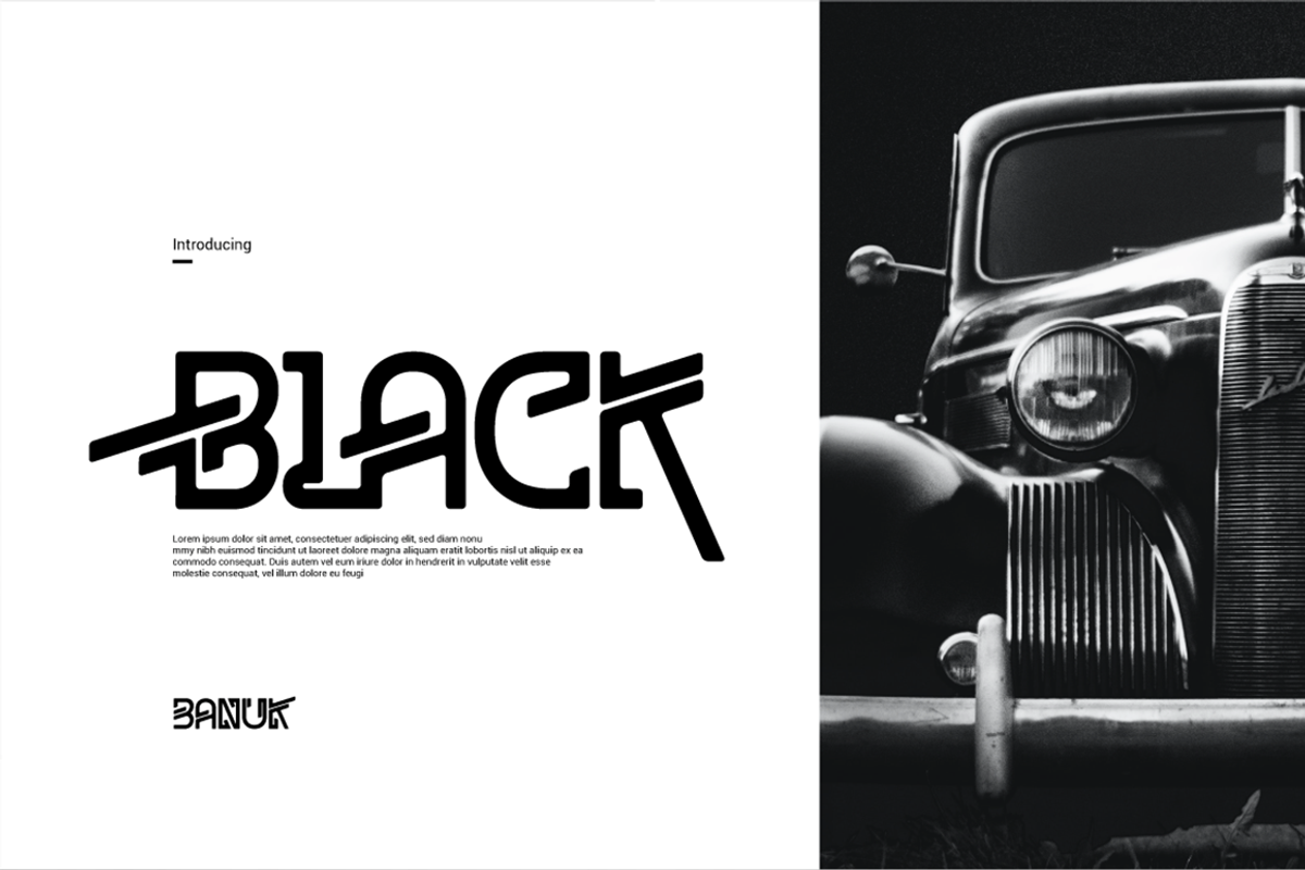 Banuk Font, a Serif Font by Grontype