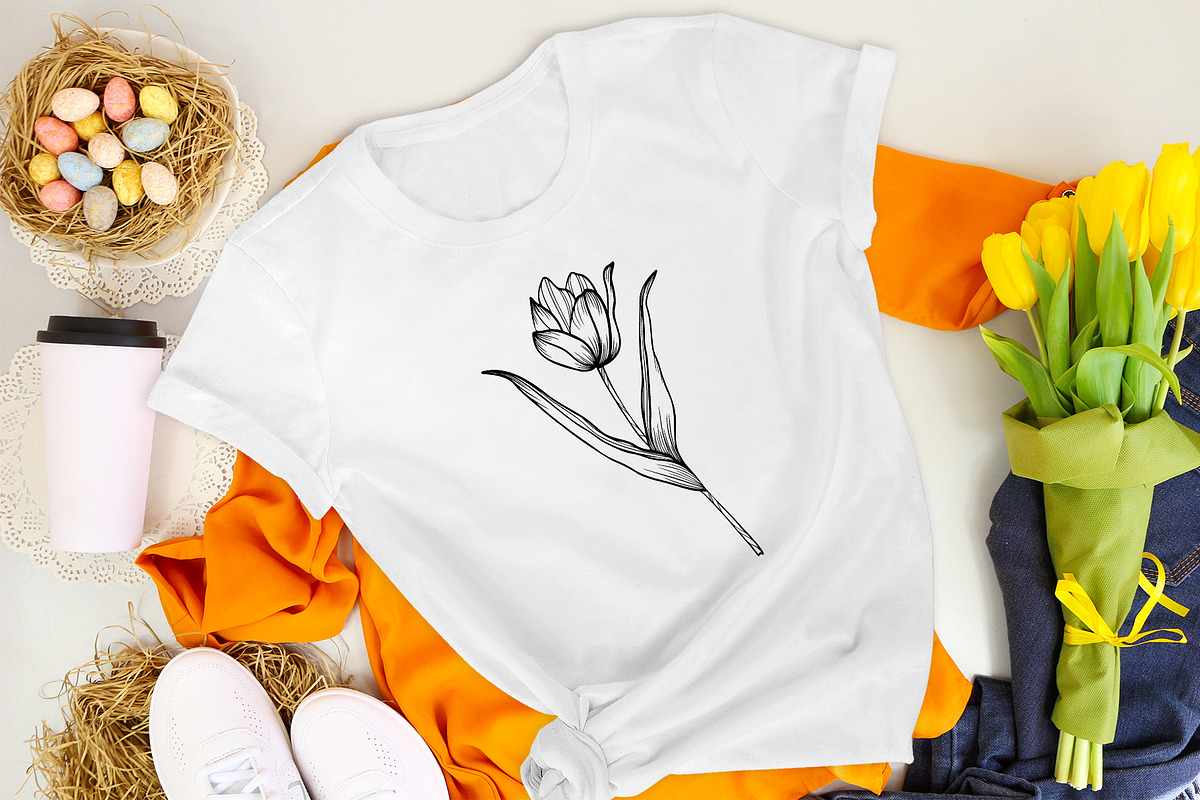 Tulips set SVG, an Object Graphic by mArtstore (Photo 3 of 6)