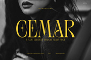 Cemar Elegant Serif Font, a Serif Font by Graphicxell (Thumbnail 1 of 8)