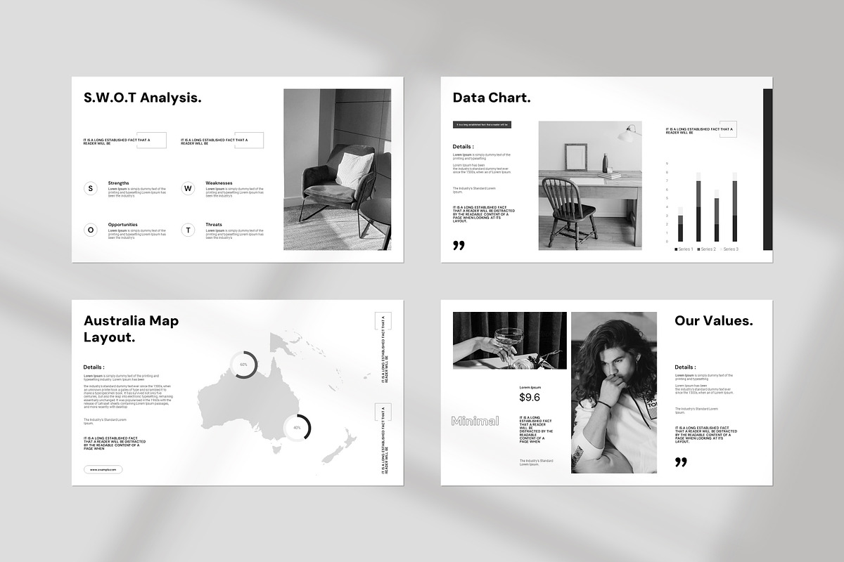 Minimal Presentation Template, a Presentation Template by PrintIdea (Photo 6 of 7)