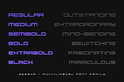 Reesha - Futuristic Font Family, a Handwritten Font by alpercakici (Thumbnail 5 of 14)