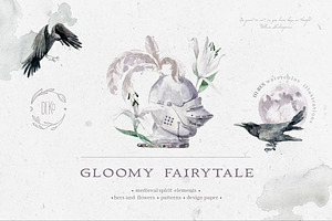 Gloomy Fairytale Graphic Collection.