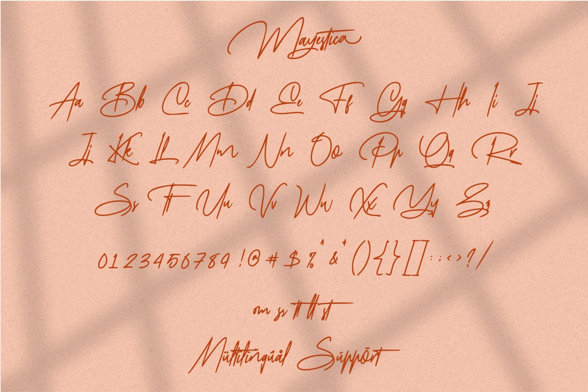 Mayestica - Luxury Signature Font preview 7