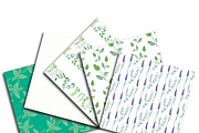 Botanical Watercolor Digital Paper, a Pattern Graphic by Annakristal (Thumbnail 3 of 4)