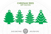 Christmas gift tag SVG cut files, an Object Graphic by Artisan Craft (Thumbnail 5 of 5)