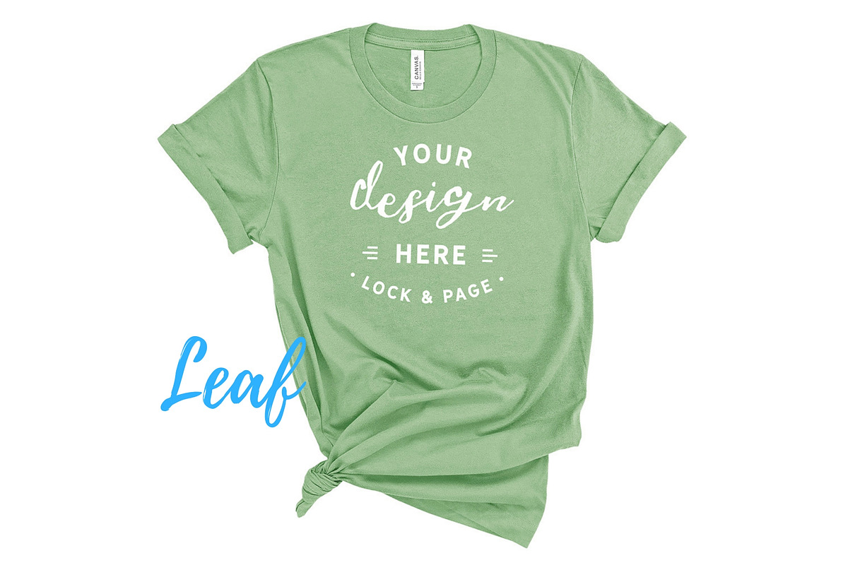 Bella Canvas TShirt Mockups On White, a Shirt Mockup by lock and page (Photo 23 of 92)