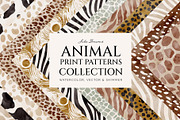 Animal Print Seamless Patterns, a Pattern Graphic by Julia Dreams (Thumbnail 1 of 11)