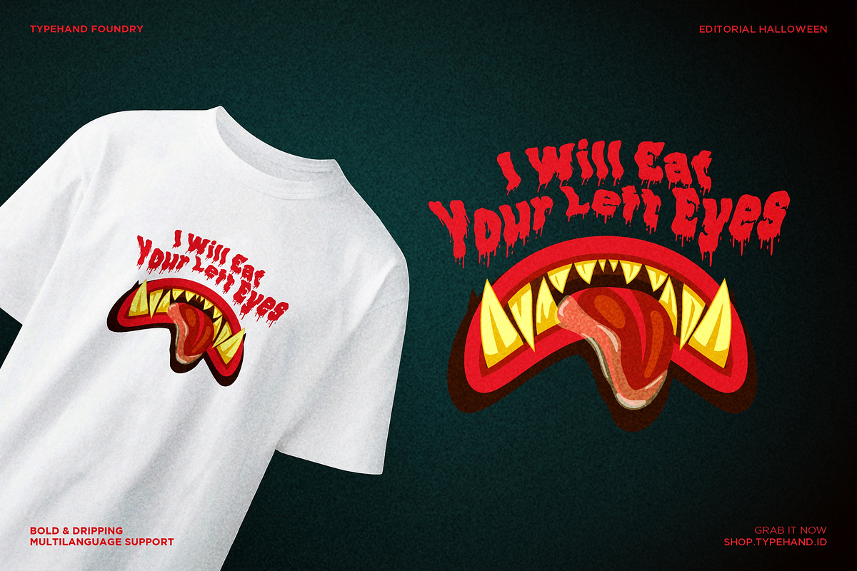 Bloodwell - Bloody Horror Font, a Font by Typehand Studio (Photo 3 of 7)