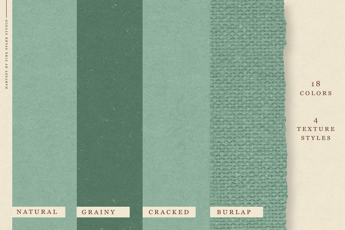 Natural Earth Toned Paper Textures, a Pattern Graphic by Fire Spark Studio (Photo 3 of 6)